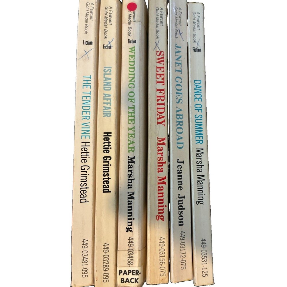 Vintage 1970’s 1st Print Fawcett Coventry Romances Love Stories Lot of 5 Pbk